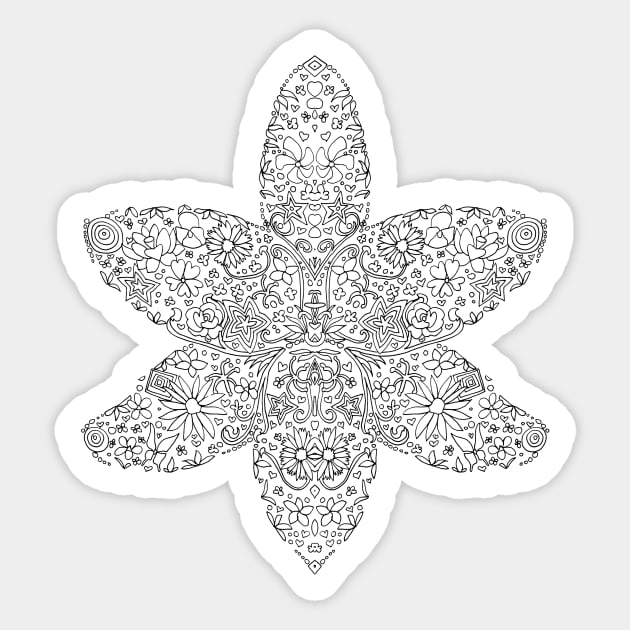 Lilly flower Sticker by drknice